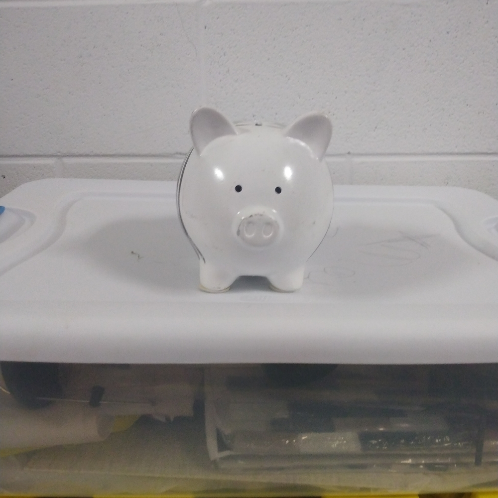 Vintage Zebra Piggy Bank